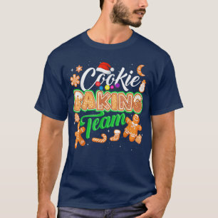 Camiseta Cookie Baking Holiday Team Fun Cooking Crew