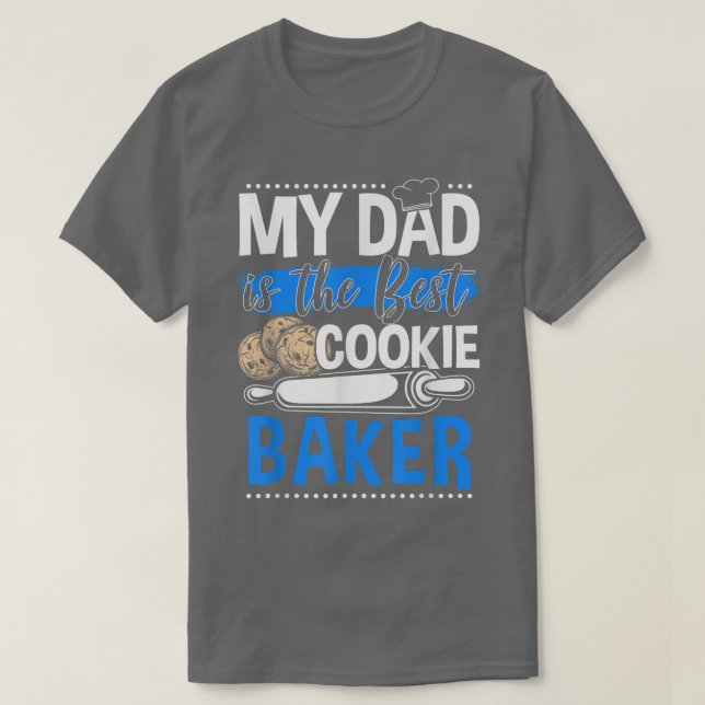 Camiseta Cookie Baking Set Cookie Lover Baker Dad (Diseño del anverso)