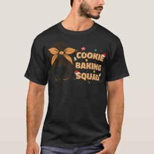 Camiseta Cookie Baking Squad Cute Messy Bun Family Mating