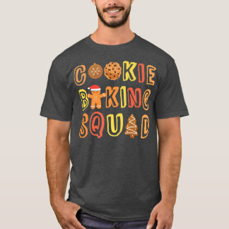Camiseta Cookie Baking Squad Gingerbread Man Cafeteria Bake