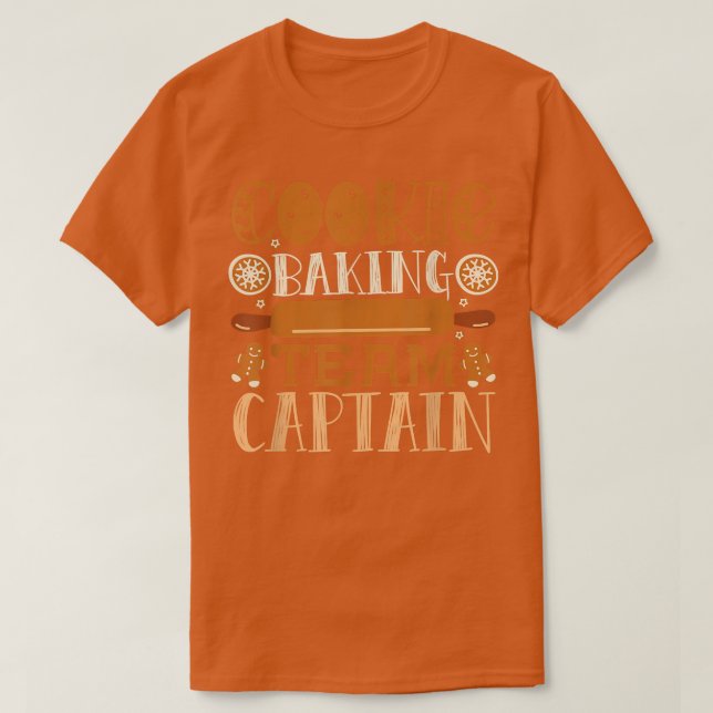 Camiseta Cookie Baking Team Captain  1066 (Diseño del anverso)