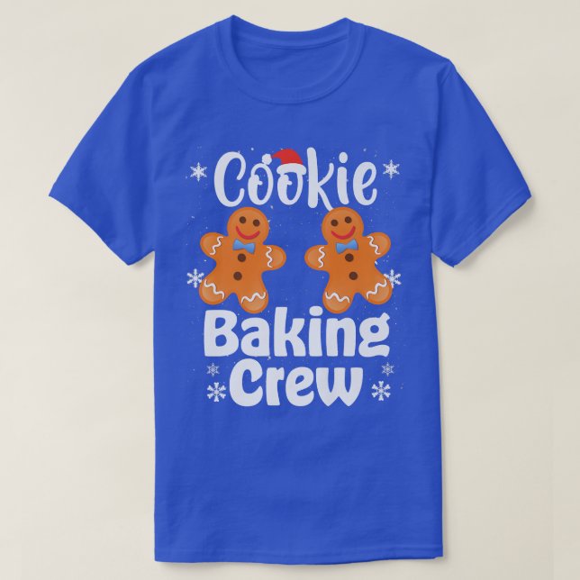 Camiseta Cookie Baking Team Captain Christmas bakers Ginger (Diseño del anverso)
