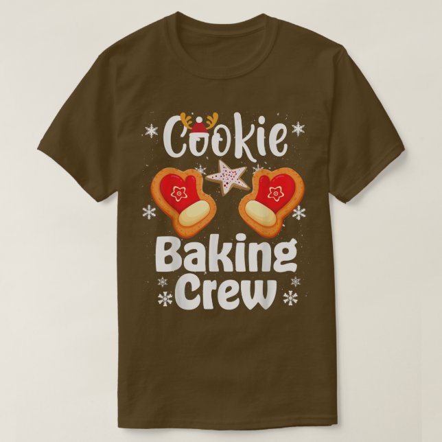 Camiseta Cookie Baking Team Captain Christmas bakers Ginger (Diseño del anverso)