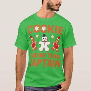 Camiseta Cookie Baking Team Captain Christmas Baking Ginger