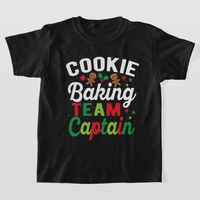 Camiseta  Cookie Baking Team Captain Christmas Gingerbread  (Distribución)