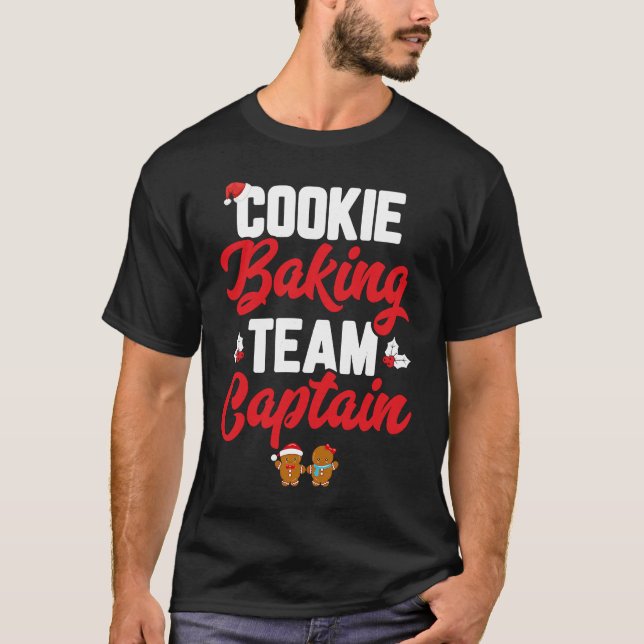 Camiseta Cookie Baking Team Captain Funny Matching Family C (Anverso)