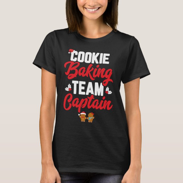 Camiseta Cookie Baking Team Captain Funny Matching Family C (Anverso)