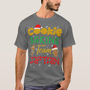 Camiseta Cookie Baking Team Captain Gingerbread Christmas
