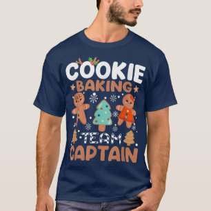 Camiseta Cookie Baking Team Captain Gingerbread Xmas Christ