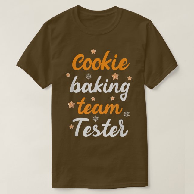Camiseta Cookie Baking Team Tester Baking Gingerbread Chris (Diseño del anverso)