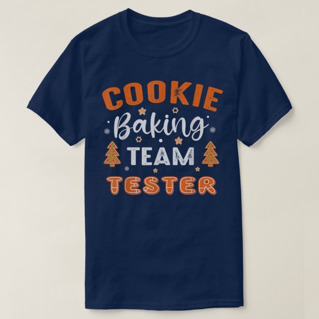 Camiseta Cookie Baking Team Tester Baking Gingerbread Chris (Diseño del anverso)