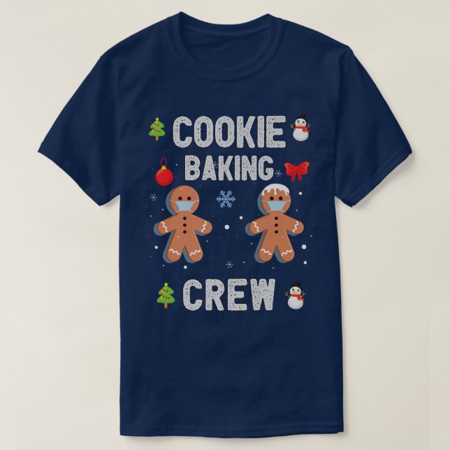 Camiseta Cookie Baking Team Tester Captain Crew Funny Chris (Diseño del anverso)