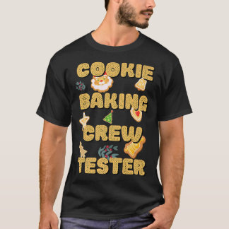 Camiseta Cookie Baking Team Tester Captain Cute Family Mat