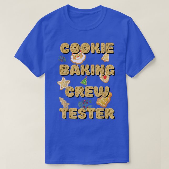 Camiseta Cookie Baking Team Tester Captain Cute Family Mat (Diseño del anverso)