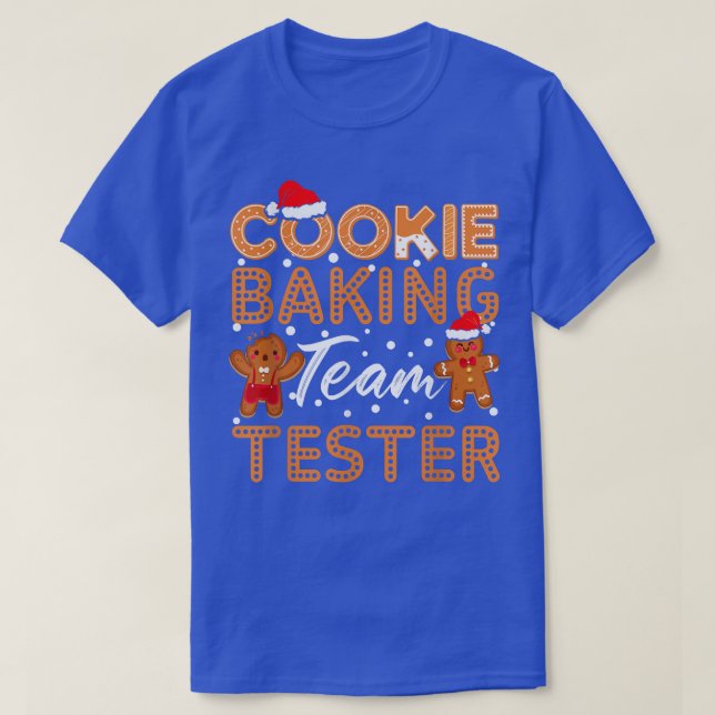 Camiseta Cookie Baking Team Tester Funny Gingerbread Christ (Diseño del anverso)