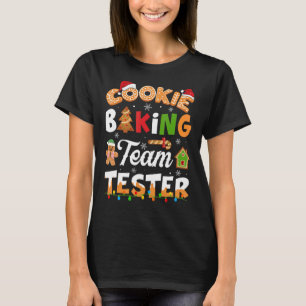 Camiseta Cookie Baking Team Tester Gingerbread Funny Christ