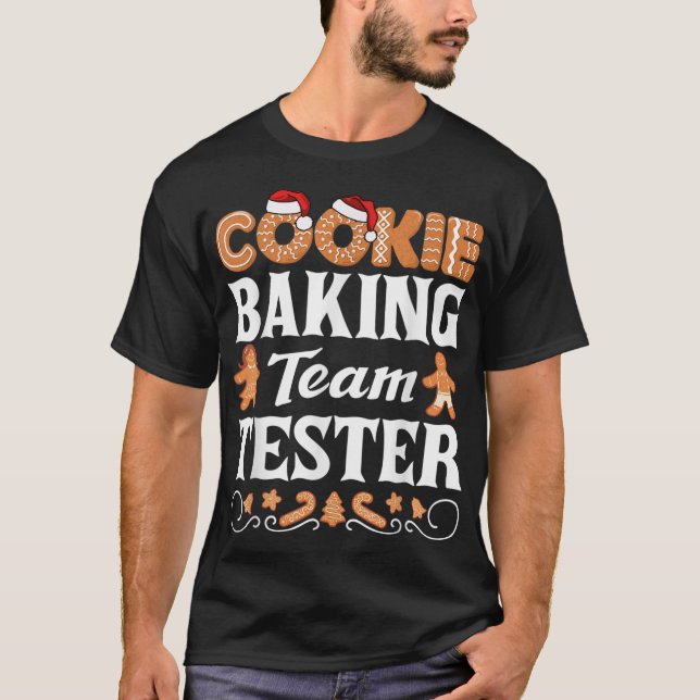 Camiseta Cookie Baking Team Tester Love Baking Cookies Chri (Anverso)