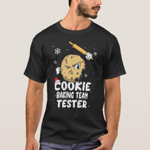 Camiseta Cookie Baking Team Tester Navidades Gingerbread