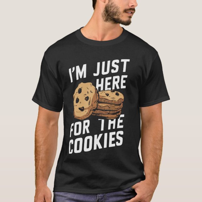Camiseta Cookie Chocolate Chips que estoy aquí para la coci (Anverso)