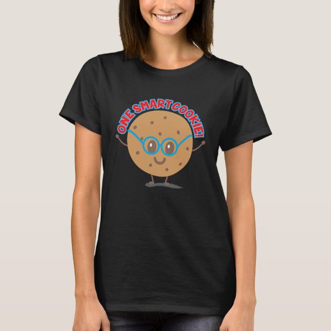 Camiseta Cookie Cote Nerd Geek Glasses Baker Baking (Anverso)