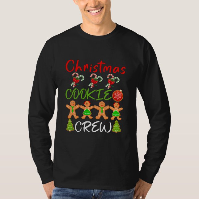 Camiseta Cookie Crew Baking Team Shirt Gingerbread Cookie (Anverso)