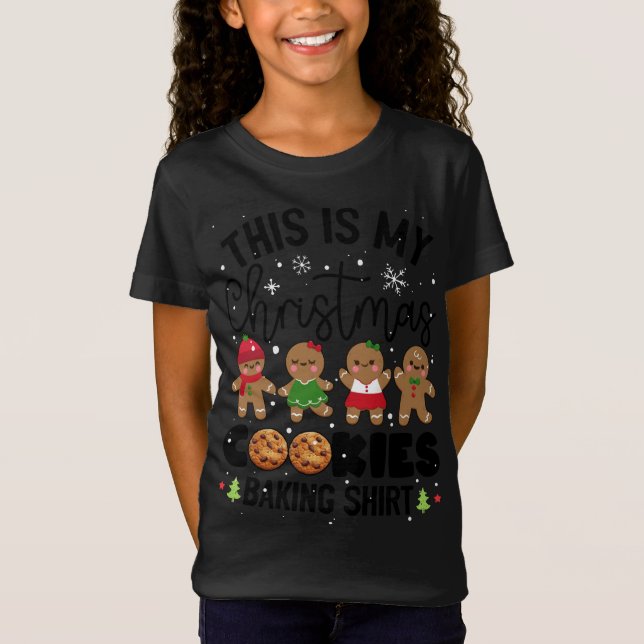 Camiseta Cookie Crew Gingerbread Esta Es La Coca De Mis Nav (Anverso)