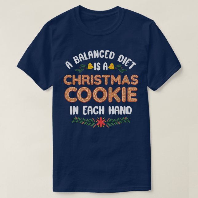 Camiseta Cookie de Navidades de hornear (Diseño del anverso)