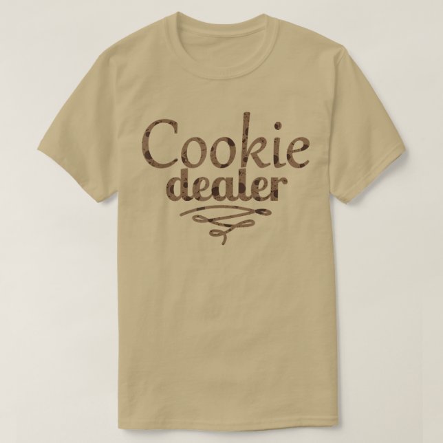 Camiseta Cookie Dealer, Hombres y Mujeres, pastelería de co (Diseño del anverso)