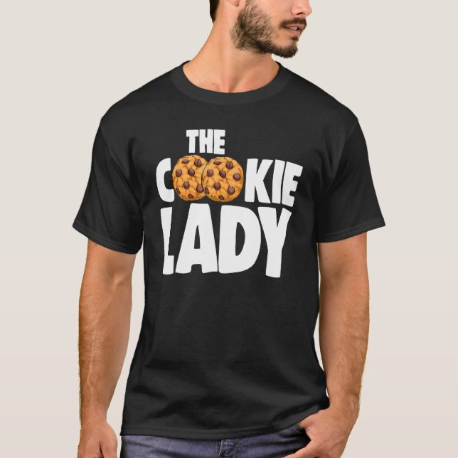 Camiseta Cookie Lady Baking Love Choco Chip Cookie Wome (Anverso)