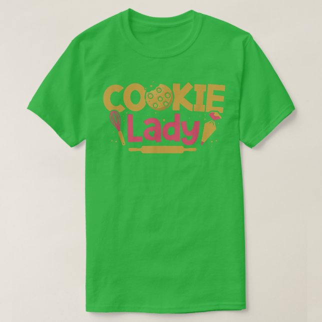 Camiseta Cookie Lady Baking Pastry Baker Chef Sweet T (Diseño del anverso)