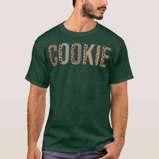 Camiseta Cookie Leopard Print Mom Cute Día de la Madre Funn