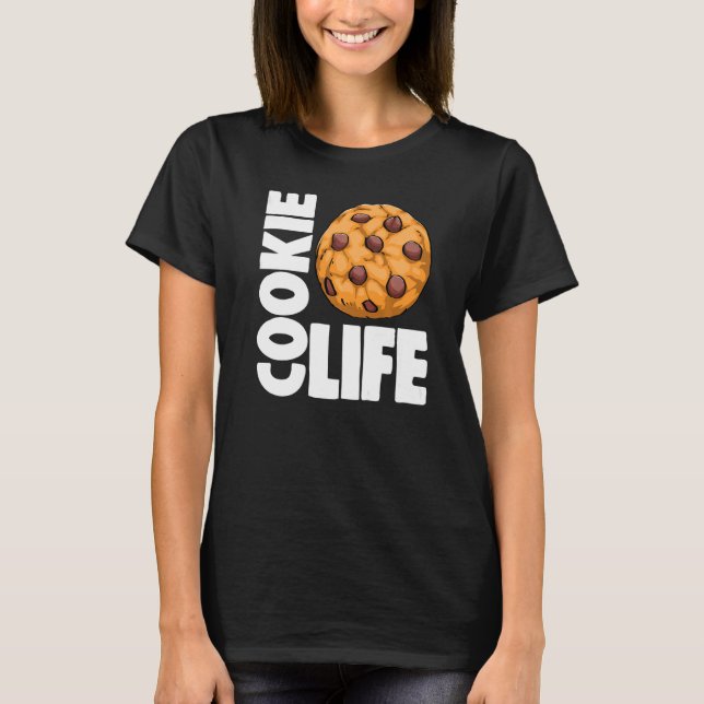 Camiseta Cookie Life Baked Women Choco Chip Cookie Fiesta (Anverso)