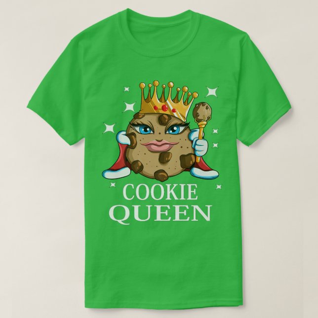 Camiseta Cookie Lover, una mujer, dulce de galletas. (Diseño del anverso)