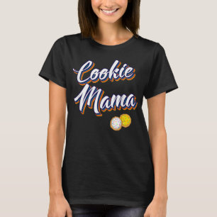 Camiseta Cookie Mama Mommy Retro Azúcar Cookies Dealer Moth