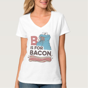 Camiseta Cookie Monster   B es para Bacon