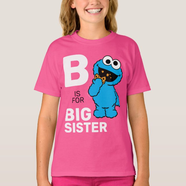 Camiseta Cookie Monster | B es para Gran Hermana (Anverso)
