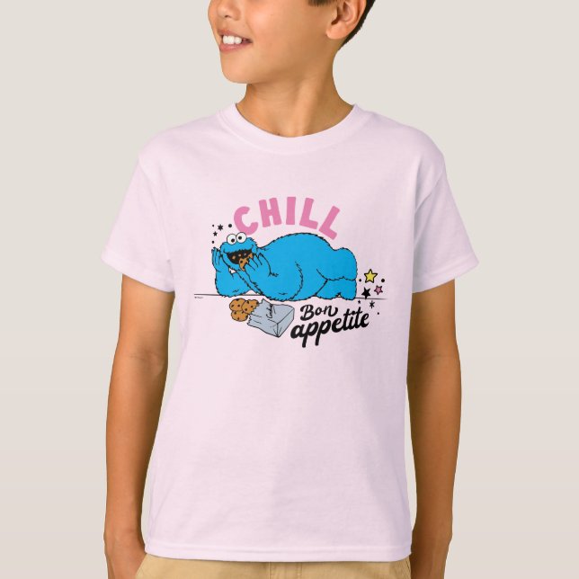 Camiseta Cookie Monster | Chill Bon Appetite (Anverso)
