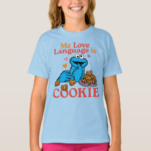 Camiseta Cookie Monster Cita el día de San Valentín