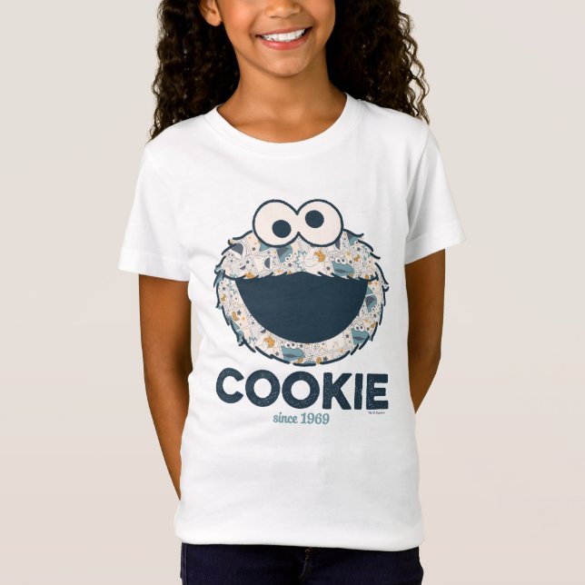 Camiseta Cookie Monster | Cookie desde 1969 (Anverso)