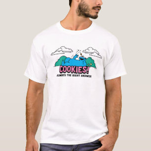 Camiseta Cookie Monster   Cookies Siempre la respuesta corr