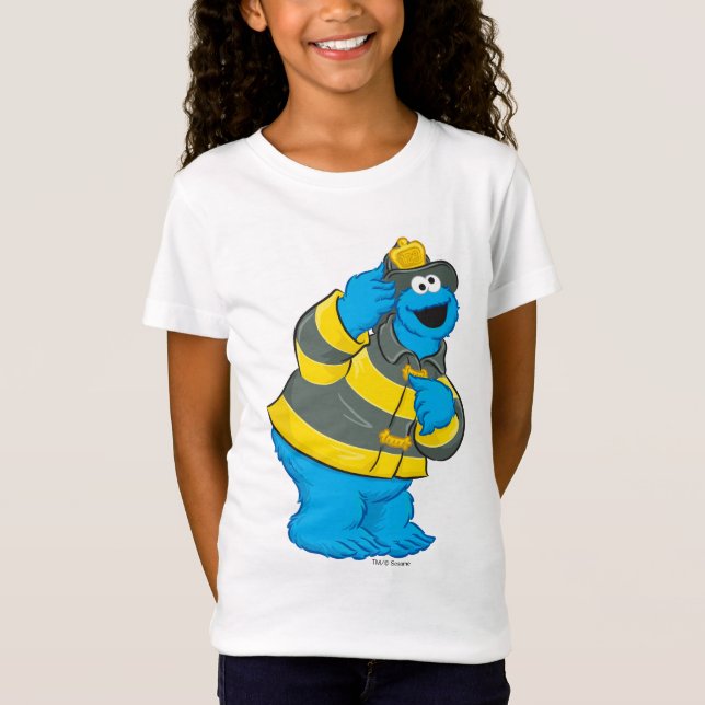 Camiseta Cookie Monster | Disfraz de Fireman (Anverso)