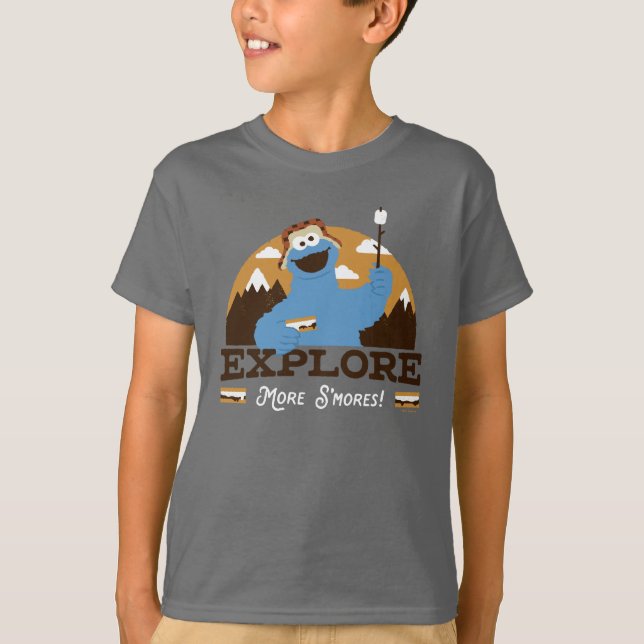 Camiseta Cookie Monster | Explorar más marcas (Anverso)