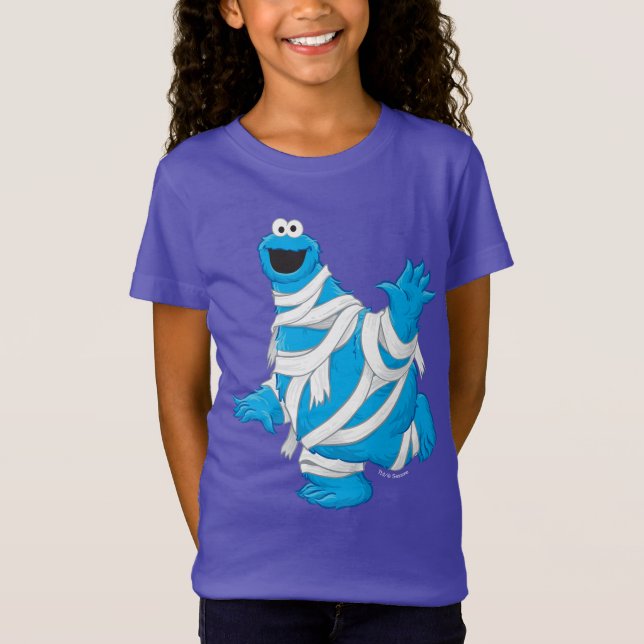 Camiseta Cookie Monster | Halloween Mummy (Anverso)