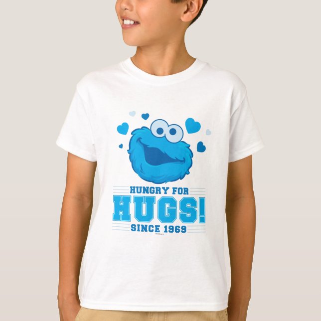 Camiseta Cookie Monster Hugs (Anverso)