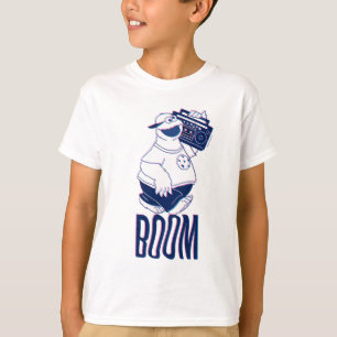 Camiseta Cookie Monster Interferencia con la caja de boom