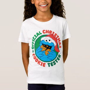 Camiseta Cookie Monster Navidades oficiales Cookie Tester