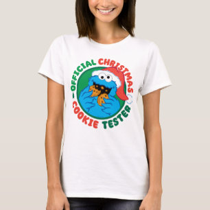 Camiseta Cookie Monster   Navidades oficiales Cookie Tester