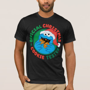 Camiseta Cookie Monster   Navidades oficiales Cookie Tester