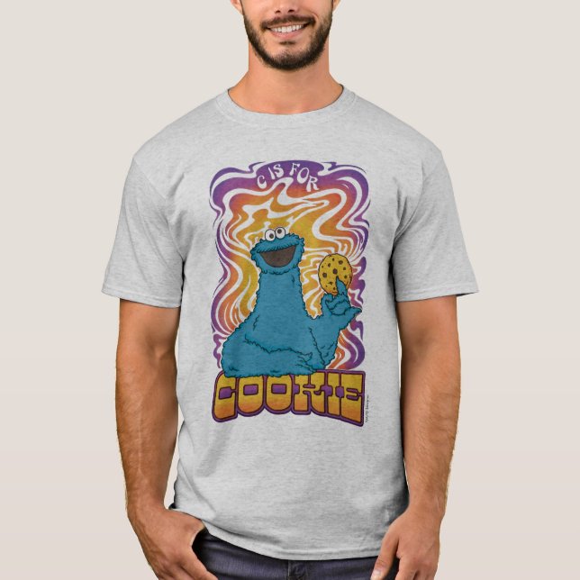 Camiseta Cookie Monster | Psicodélico (Anverso)