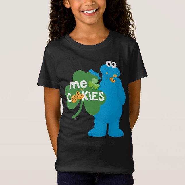 Camiseta Cookie Monster | Shamrock Love (Anverso)